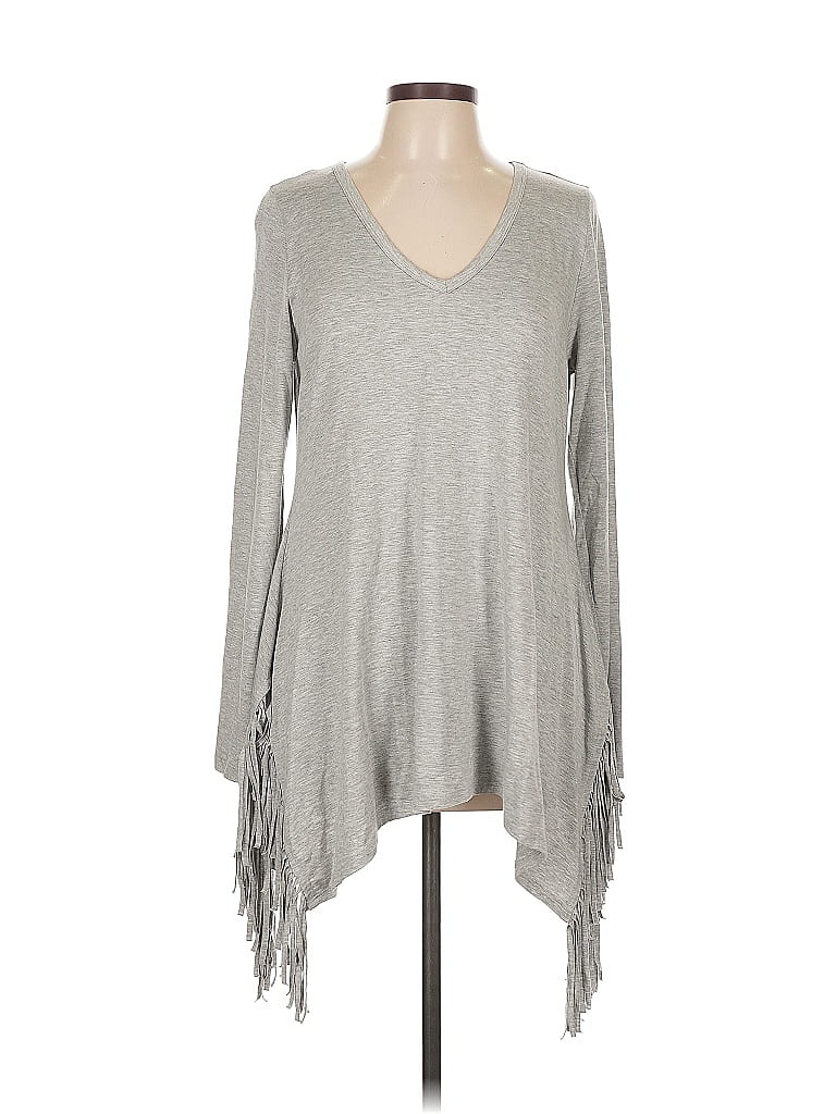 Pre-owned Karen By Karen Kane Casual Dress In Gray