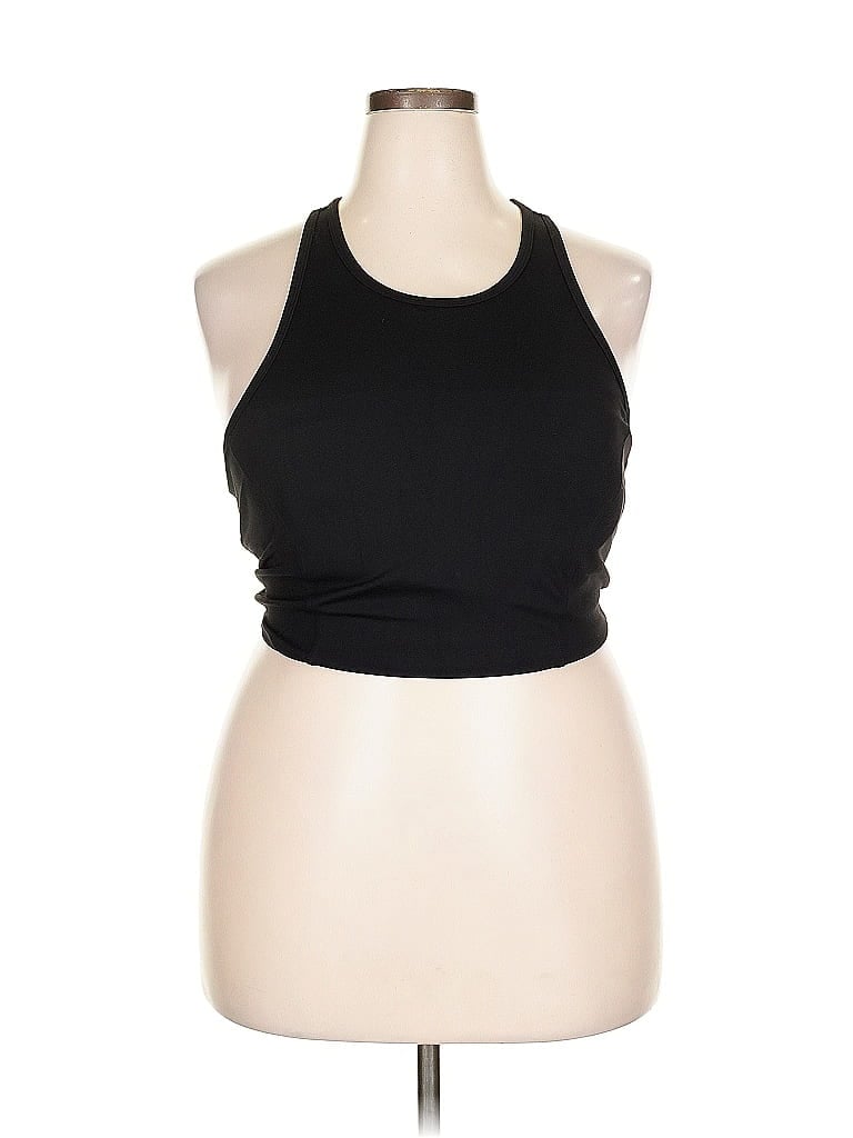 Pre-owned Tavi Tank Top Black Halter Neckline Tops