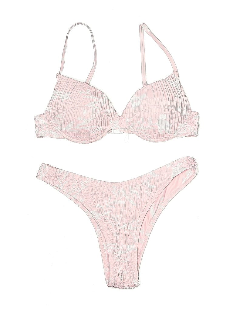 Pre-owned Assorted Brands Two Piece Swimsuit In Pink