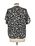 Studio B by BOBEAU 100% Polyester Black Short Sleeve Blouse Size L - photo 2
