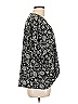 Studio B by BOBEAU 100% Polyester Black Short Sleeve Blouse Size L - photo 4