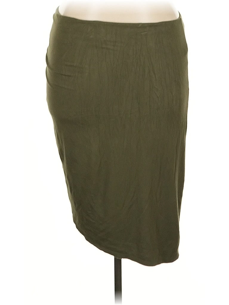 Pre-owned Express Outlet Casual Skirt In Green