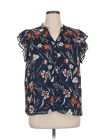 Ann Taylor LOFT Outlet Short Sleeve Blouse (view 1)