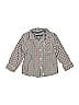 Ben Sherman Checkered-gingham Brown Long Sleeve Button-Down Shirt 12-18 MO / 18 MO - photo 1
