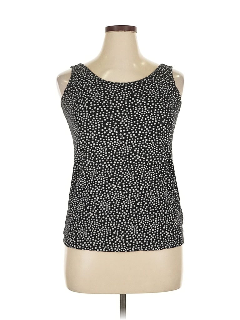 LANE BRYANT Pre-owned Tank Top Black Scoop Neck Tops