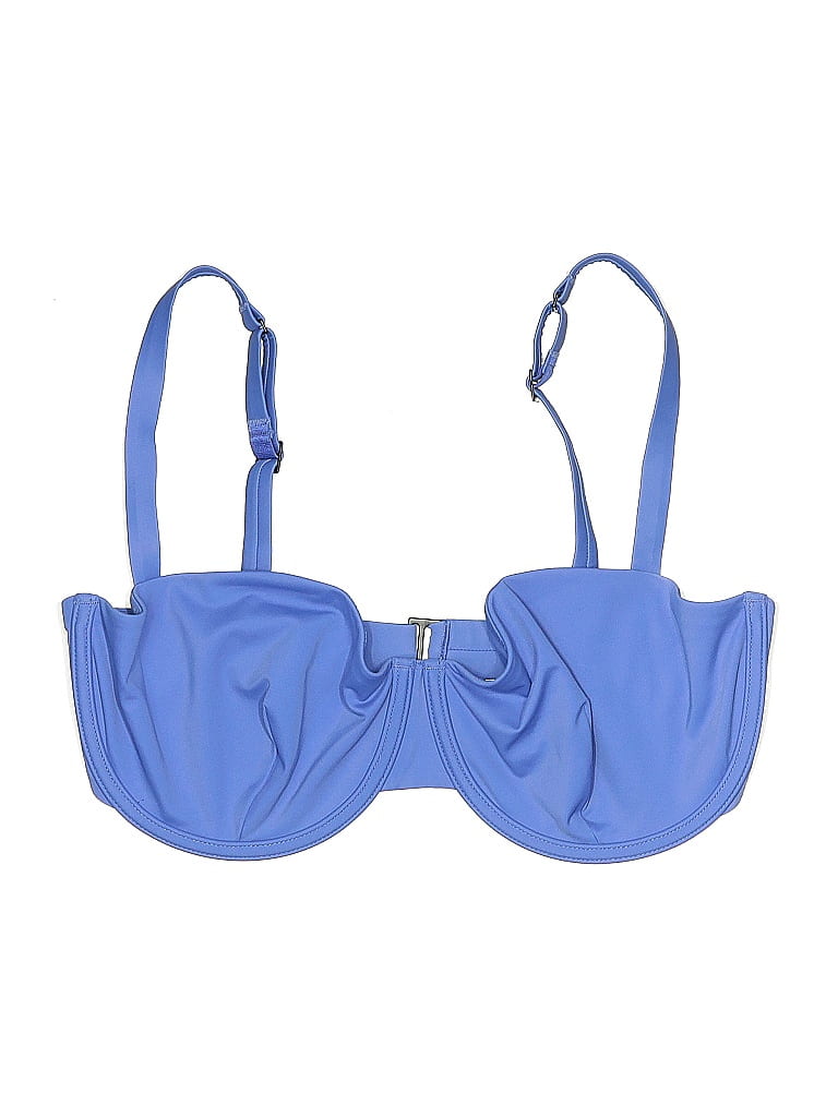 Pre-owned Cuup Swimsuit Top Blue Swimwear