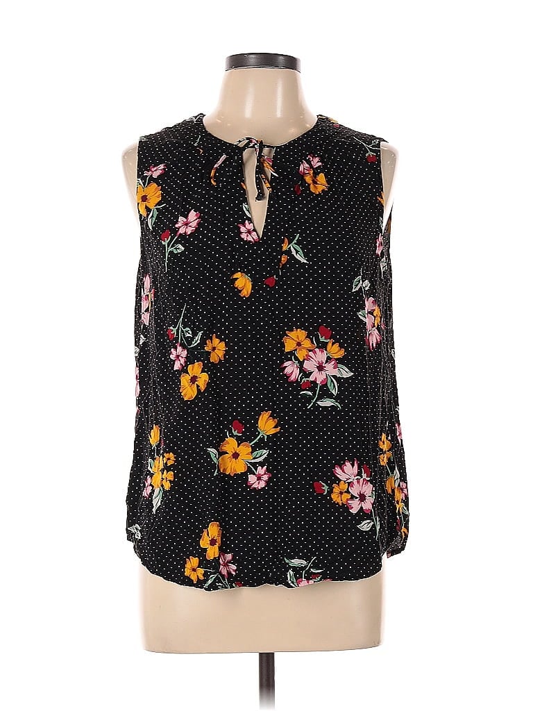 Pre-owned Old Navy Sleeveless Blouse In Black