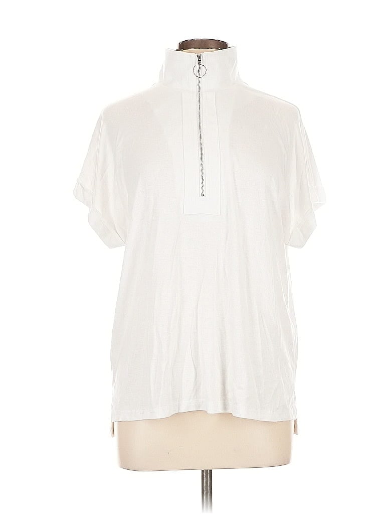 ASSORTED BRANDS Pre-owned Short Sleeve Blouse In White