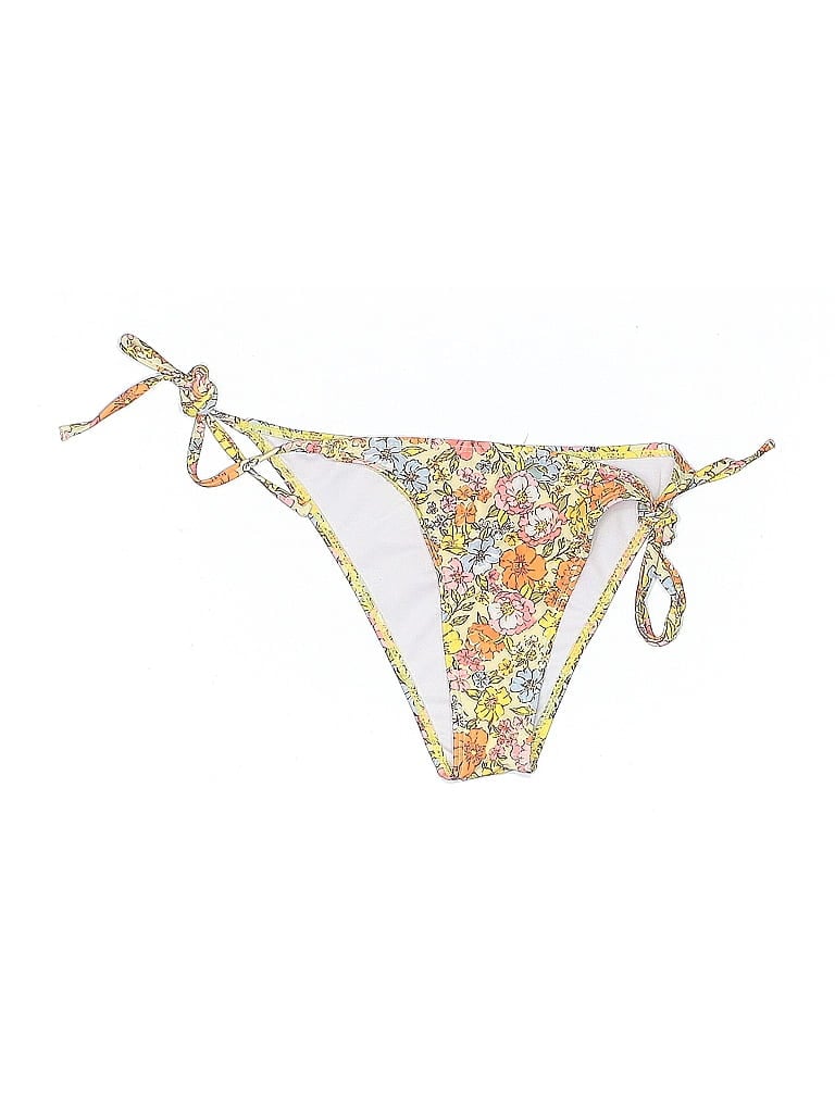 Pre-owned Unbranded Swimsuit Bottoms In Gold