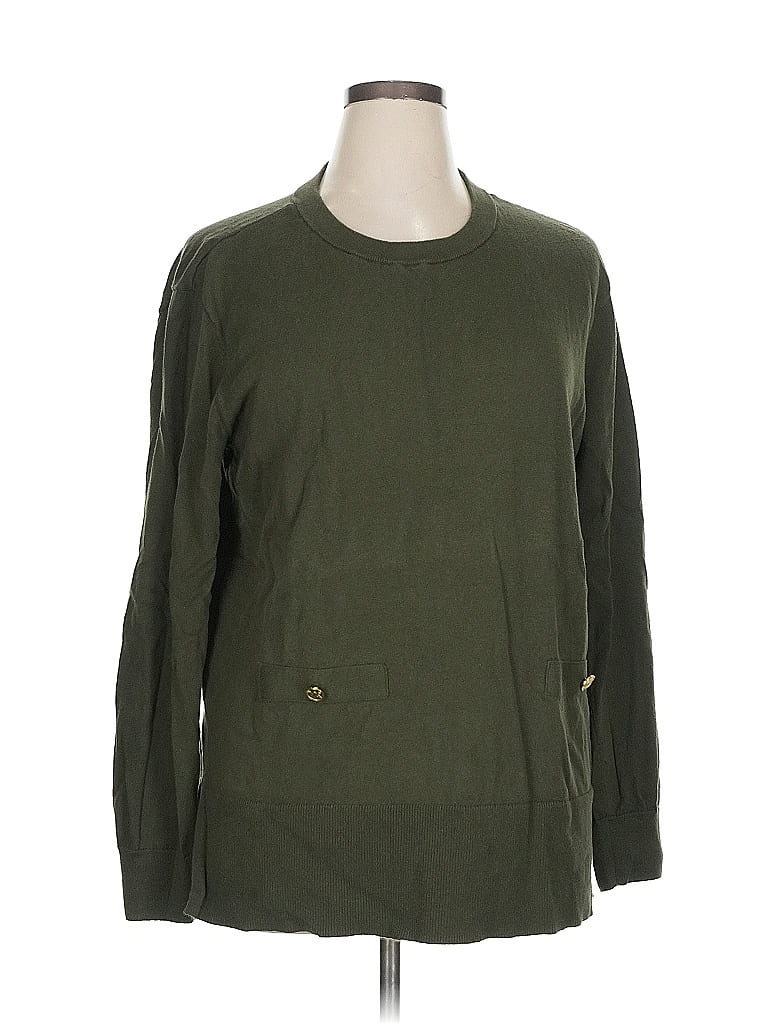 Pre-owned Michael Michael Kors Pullover Sweater In Green