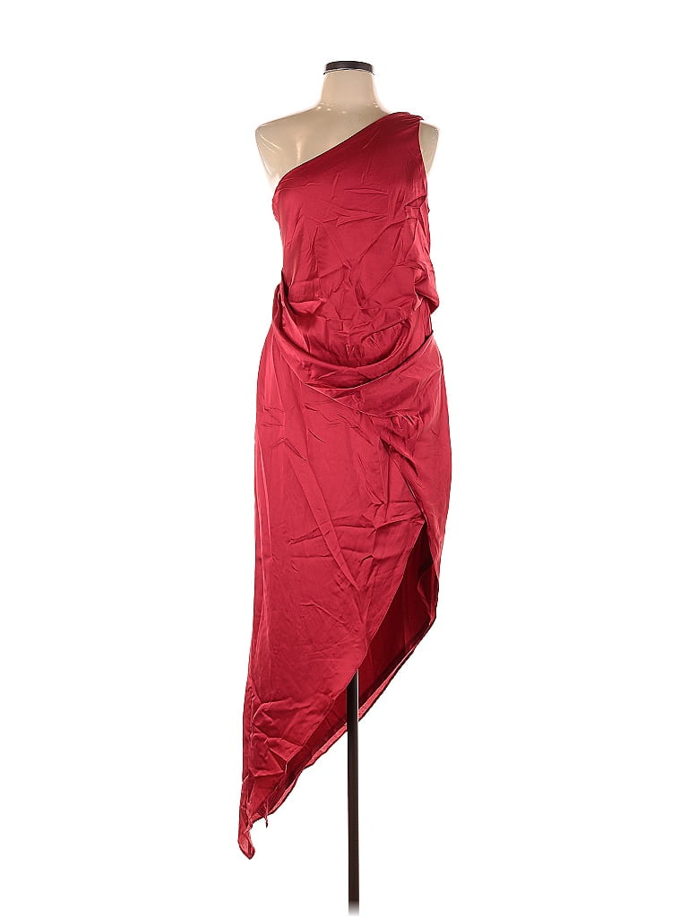 Click to view more detailed imagery on our partner's website Pre-owned Asos Design Cocktail Dress In Burgundy