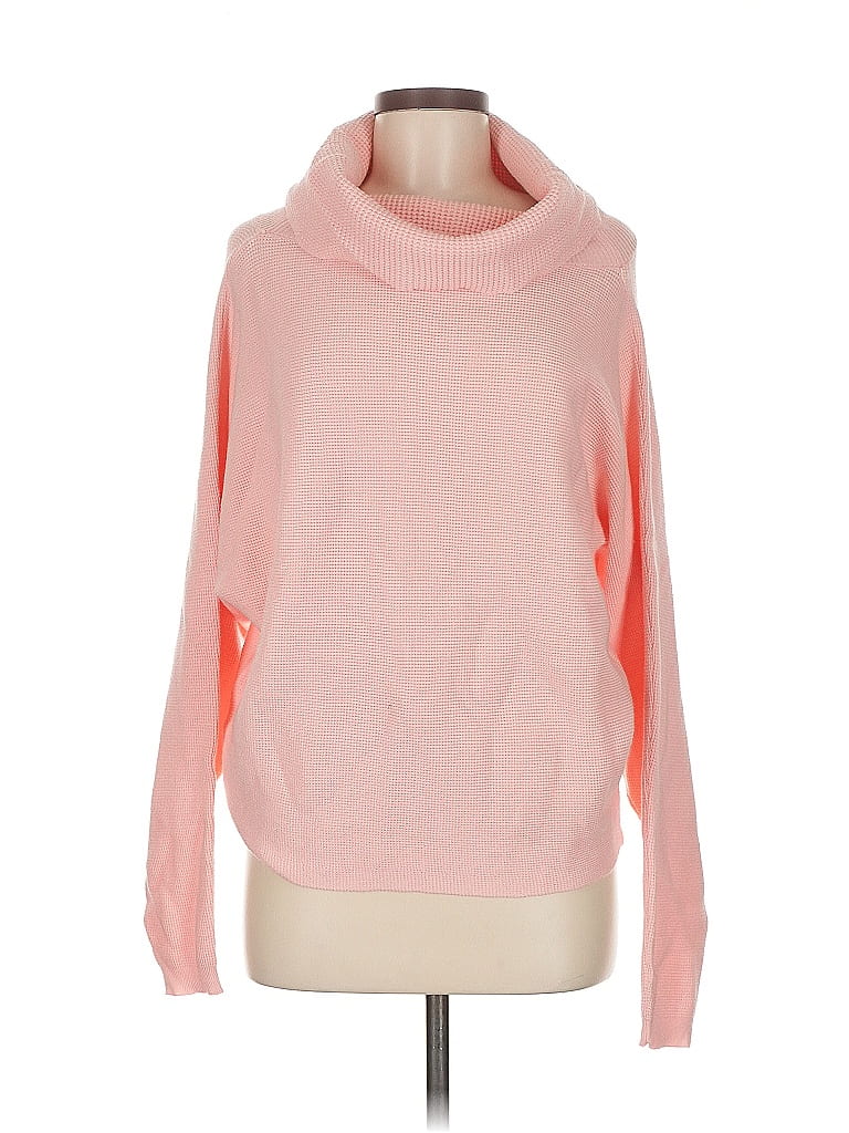 Pre-owned Cyrus Turtleneck Sweater In Pink