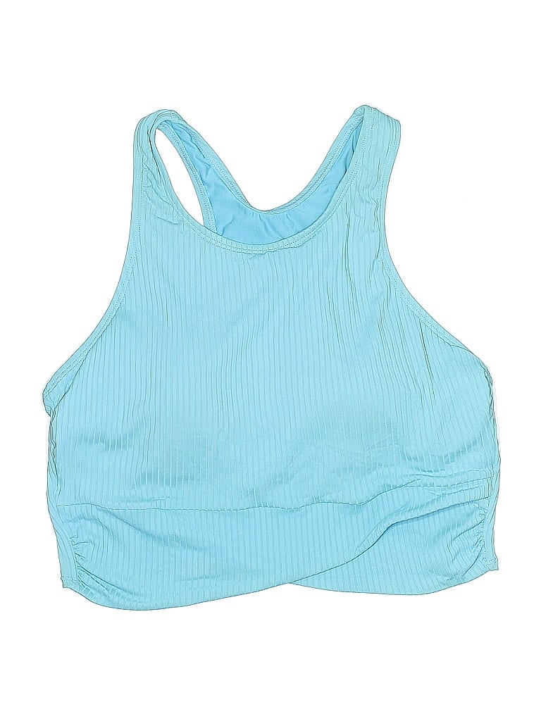 Click to view more detailed imagery on our partner's website Pre-owned Next Swimsuit Top Teal Swimwear In Blue