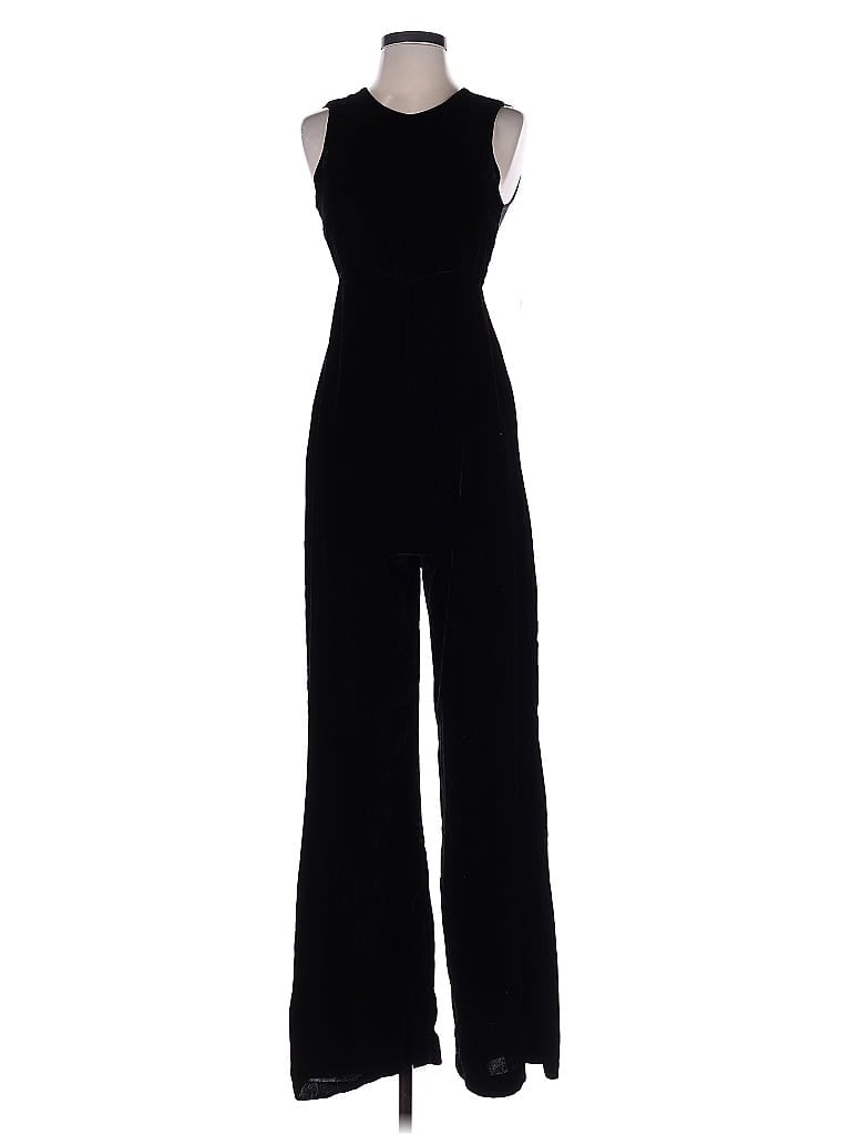 Pre-owned Zara Basic Jumpsuit In Black