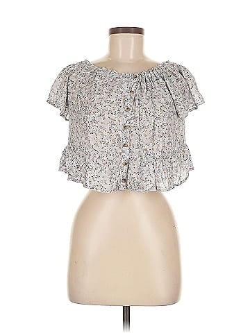 Sky and Sparrow Short Sleeve Blouse (view 1)
