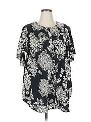 Roaman's Short Sleeve Blouse