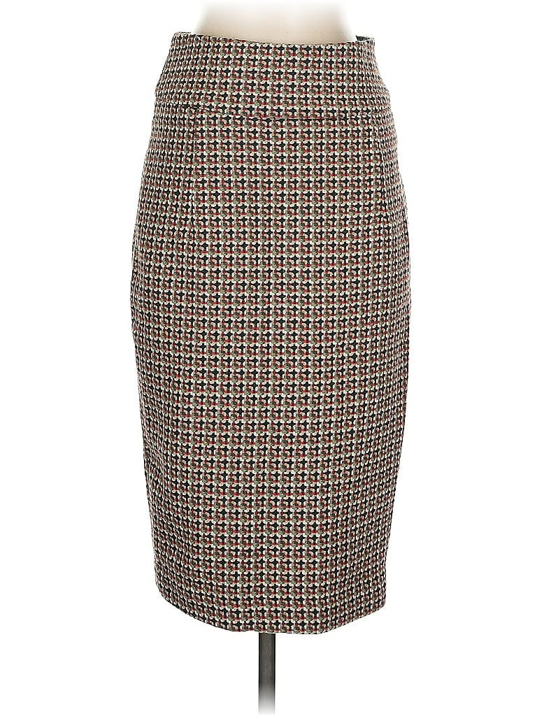 Pre-owned Hazel Formal Skirt In Brown