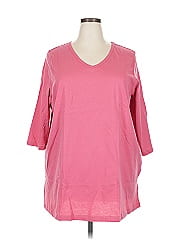 Woman Within 3/4 Sleeve T Shirt