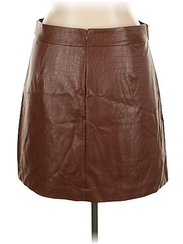 J.Crew Factory Store Faux Leather Skirt (view 2)