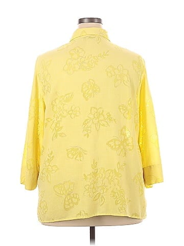 Alfred Dunner 3/4 Sleeve Button-Down Shirt (view 2)