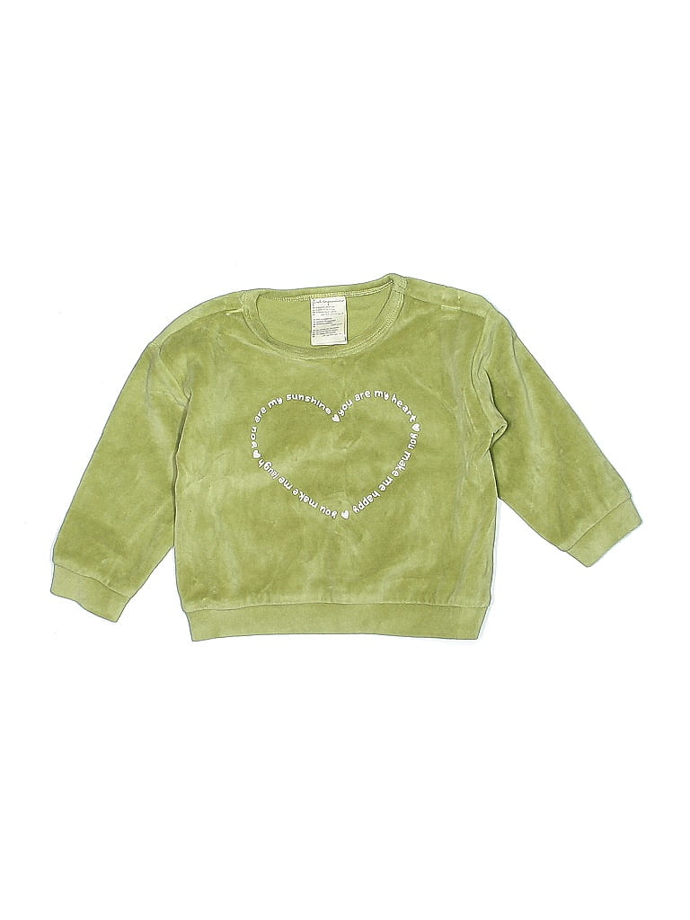 Pre-owned First Impressions Kids' Pullover Sweater In Green
