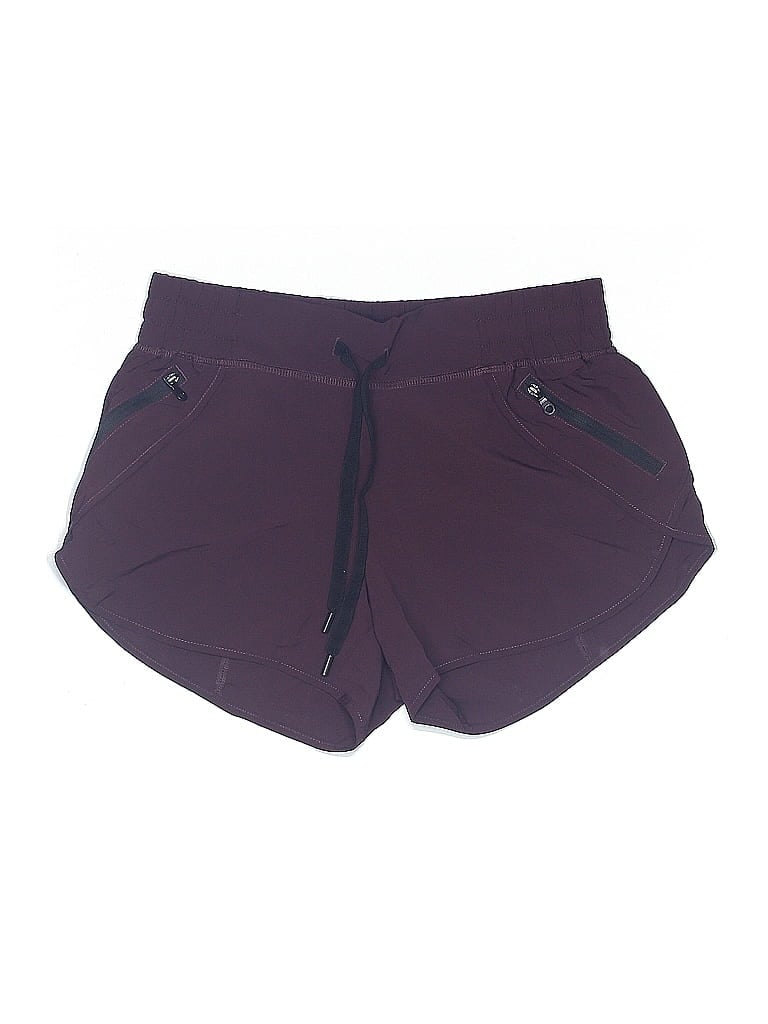 Pre-owned Zyia Active Athletic Shorts In Purple