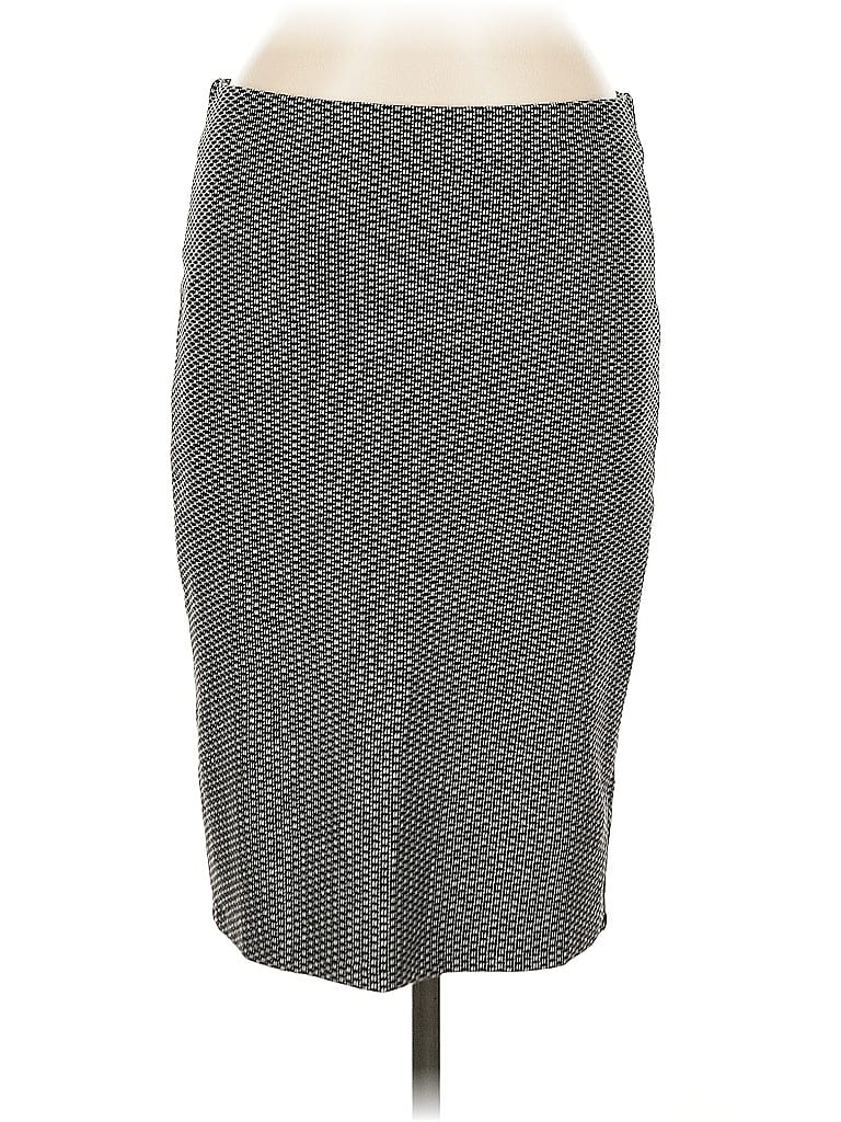 Pre-owned Ann Taylor Loft Formal Skirt In Gray