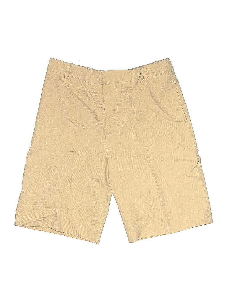 Pre-owned Zara Khaki Shorts In Brown