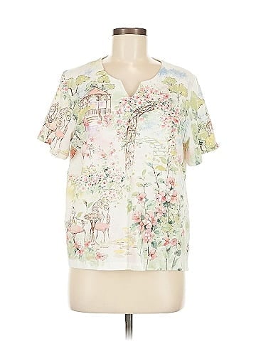 Alfred Dunner Short Sleeve Henley (view 1)