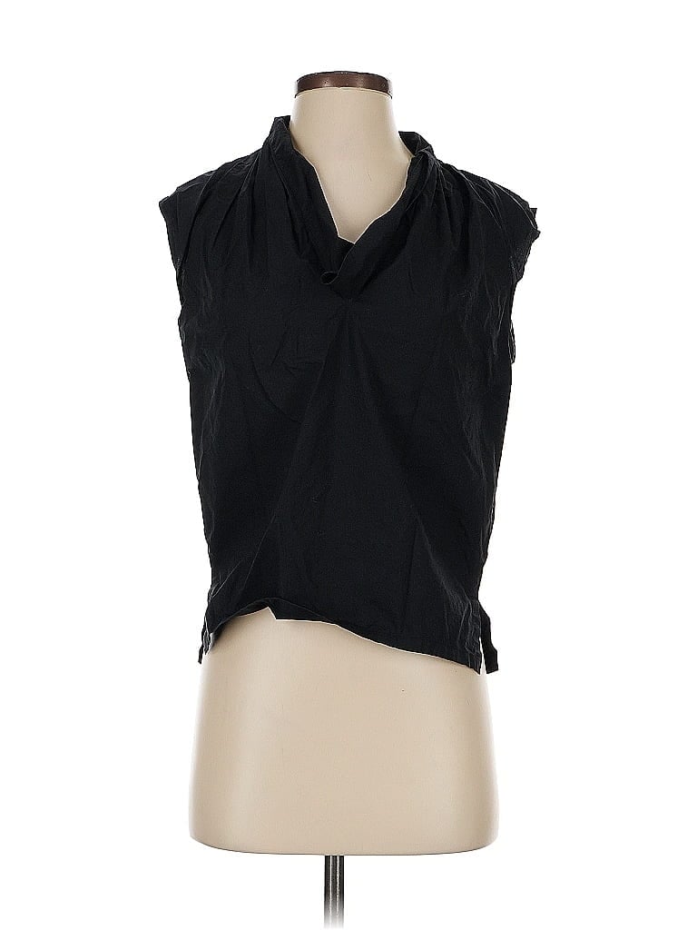 Pre-owned Frame Sleeveless Blouse In Black