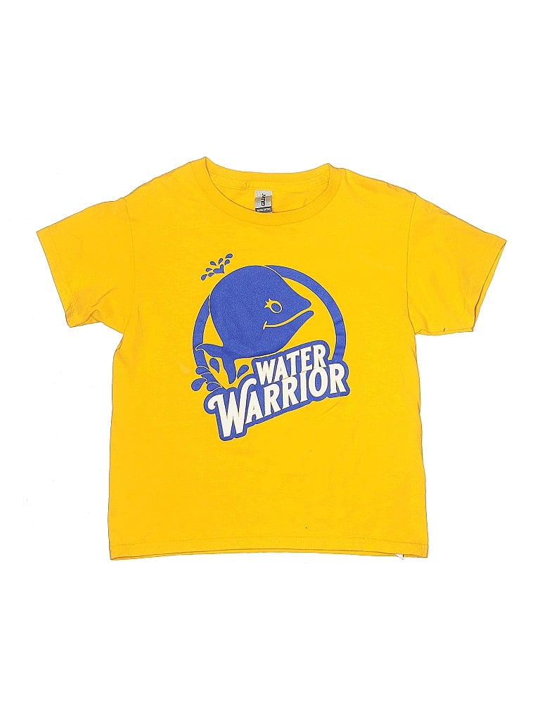 Click to view more detailed imagery on our partner's website Pre-owned Gildan Kids' Short Sleeve T-shirt In Yellow