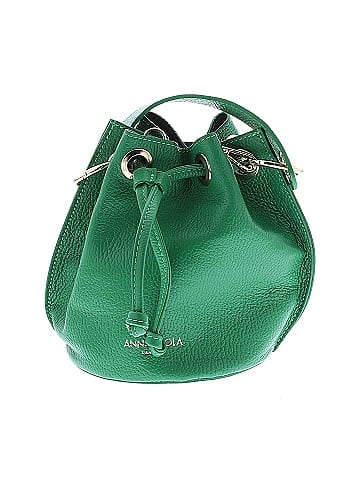 Anna Paola Leather Bucket Bag (view 1)