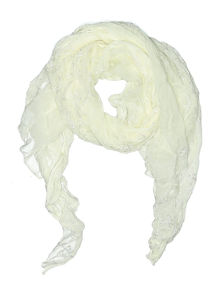 Pre-owned Unbranded Scarf In White