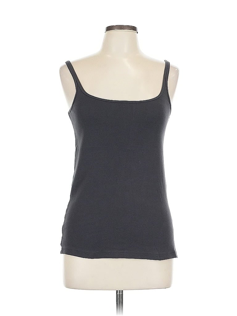 Pre-owned J.crew Factory Store Tank Top Gray Strapless Neckline Tops