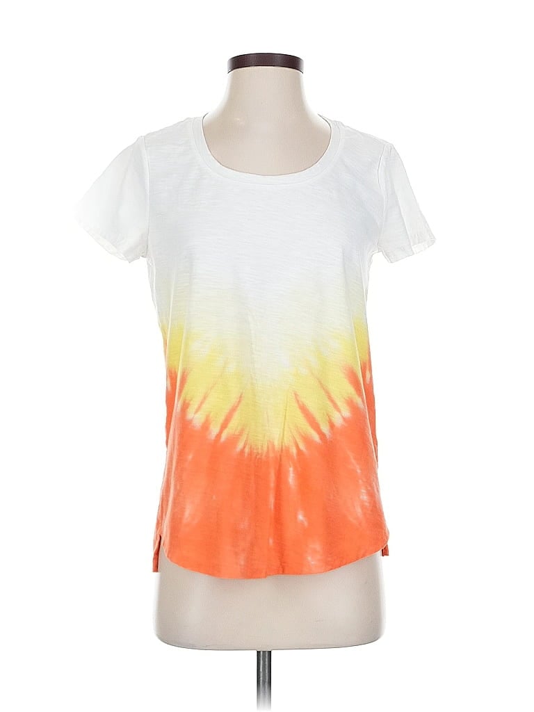 Pre-owned Vince Camuto Short Sleeve T-shirt In White