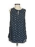 Madewell 100% Viscose Blue Sleeveless Blouse Size XS - photo 1