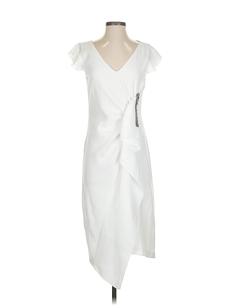 Click to view more detailed imagery on our partner's website Pre-owned Pinko Cocktail Dress In White