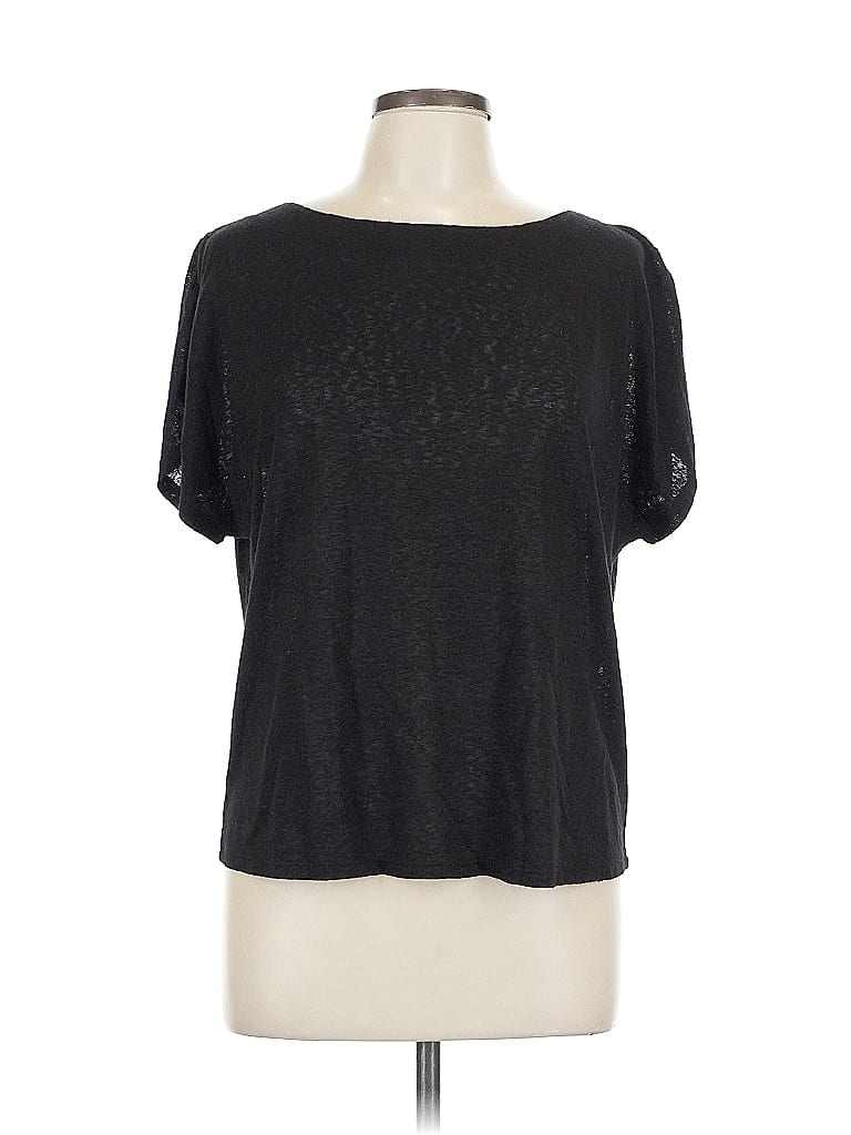 Pre-owned Bobeau Short Sleeve T-shirt In Black