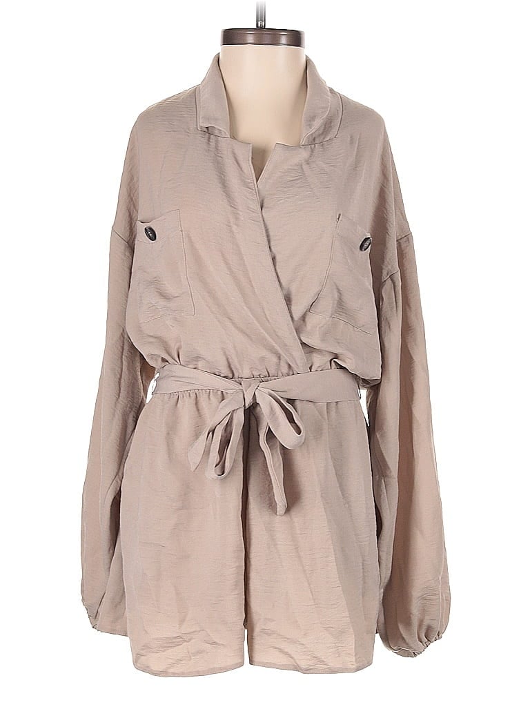 Pre-owned Asos Design Romper In Brown