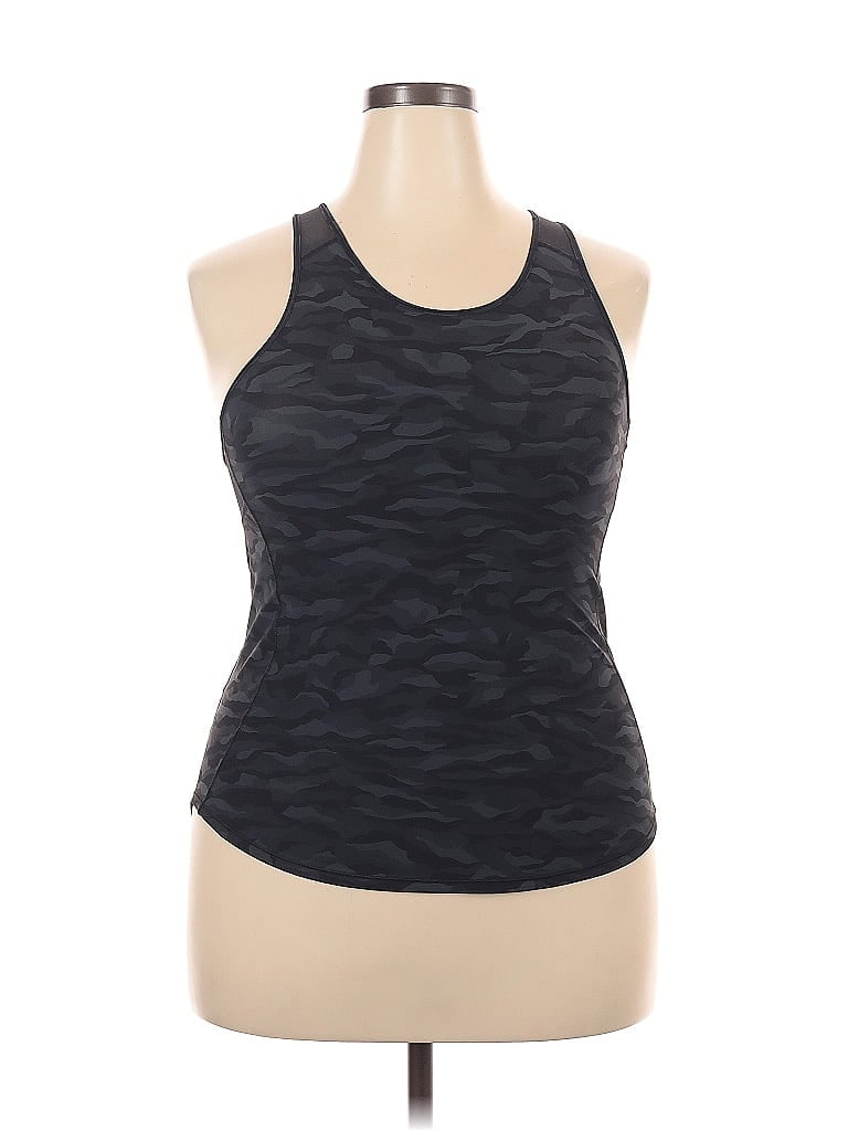 Pre-owned Lululemon Athletica Active Tank Top In Black