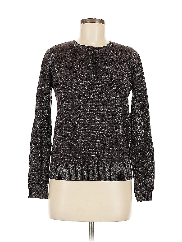 Pre-owned Liz Claiborne Pullover Sweater In Gray