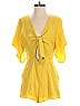 Essue 100% Polyester Yellow Romper Size M - photo 1