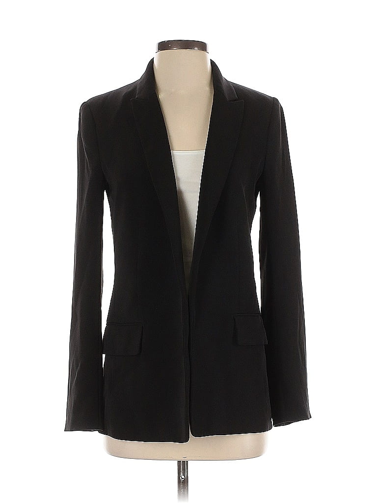 Pre-owned H&m Blazer Jacket In Black