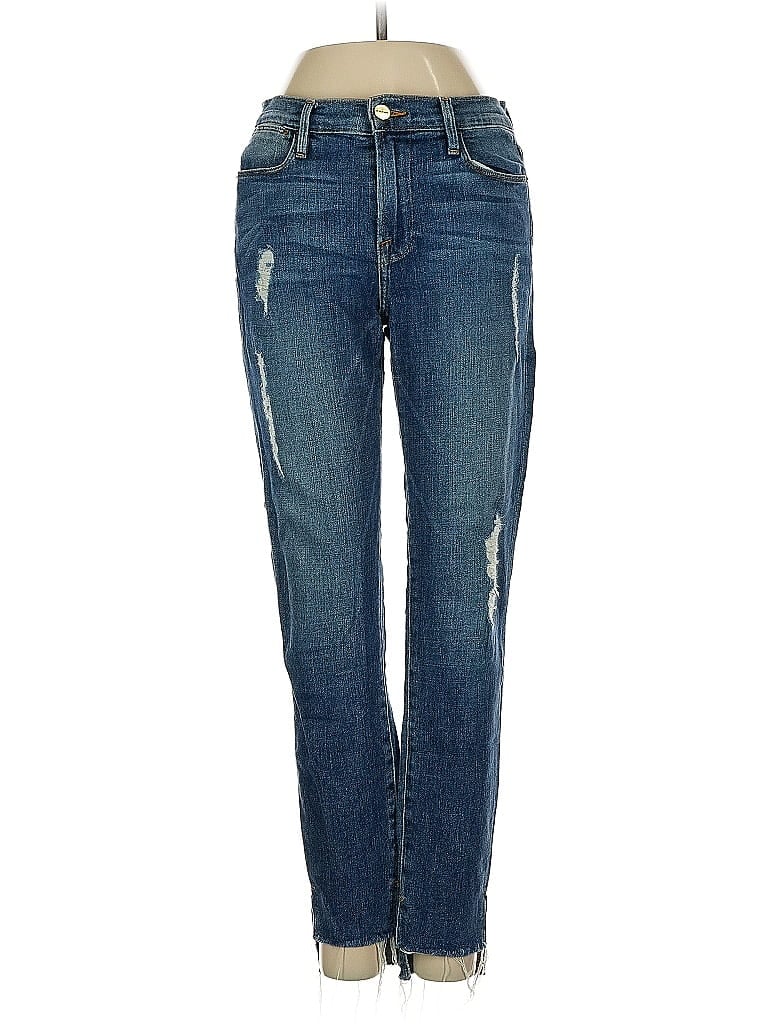 Pre-owned Frame Jeans In Blue