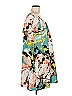 Tt Collection 100% Polyester Print Green Casual Dress Size M - photo 4