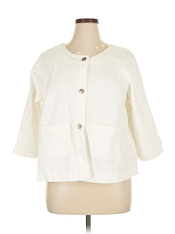 AK Anne Klein 3/4 Sleeve Button-Down Shirt (view 1)