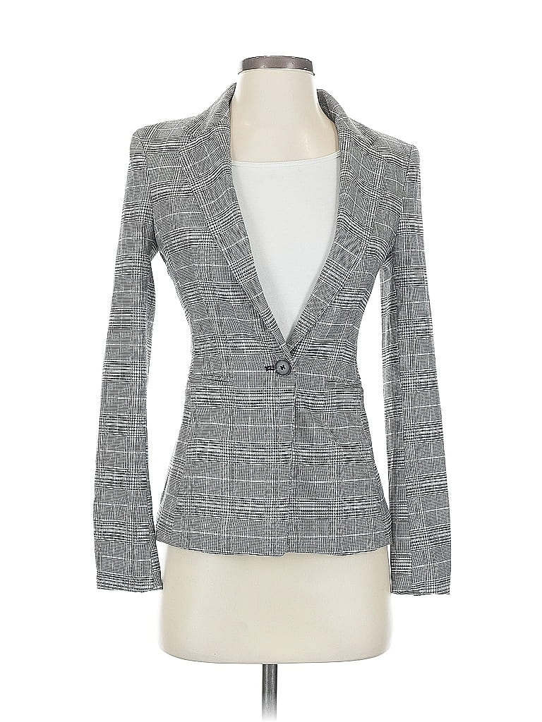 Pre-owned H&m Blazer Jacket In Black