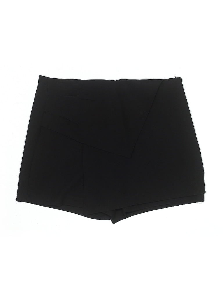 Pre-owned Zara Basic Casual Skirt In Black
