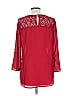 papermoon designed exclusively for Stitch Fix 100% Polyester Red 3/4 Sleeve Blouse Size L - photo 2