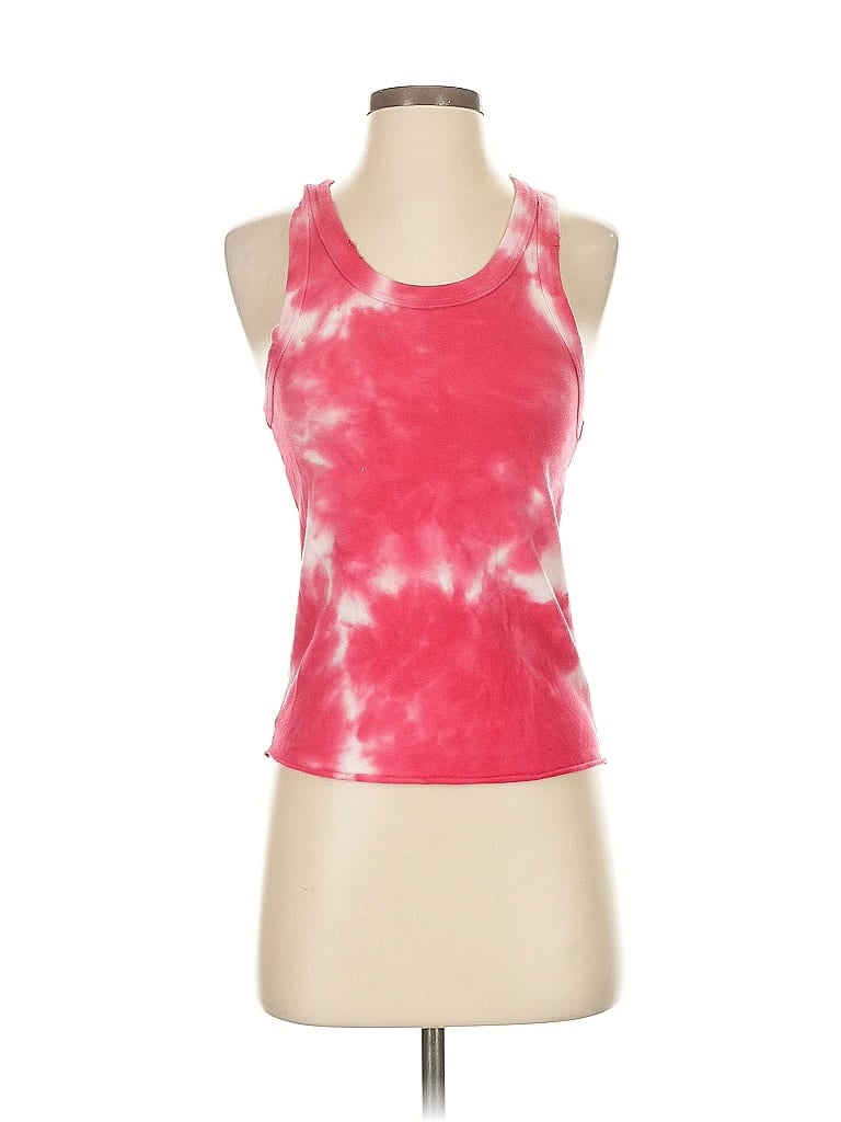 Pre-owned Sincerely Jules For Bandier Tank Top Pink Halter Neckline Tops